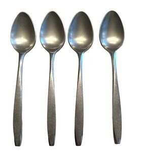 Ekco Eterna Corsair Stainless Flatware Teaspoon Set of 4‎